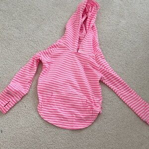 Vineyard Vines Pink Striped Kids Hoodie